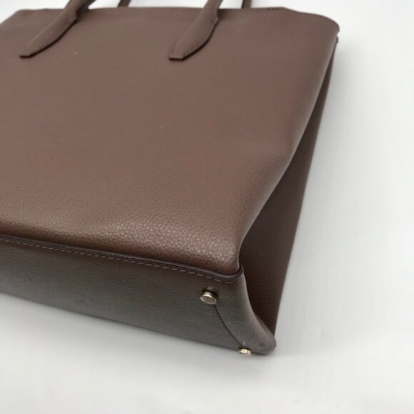 Kate Spade Nutmeg Pebbled Leather Eva Satchel Bag - Picture 8 of 10